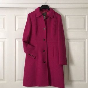 Jcrew dark pink Thinsulate coat